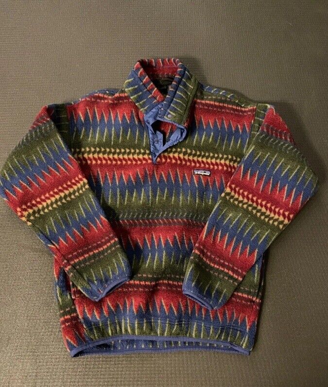 Vintage 90s Patagonia Synchilla Snap-T, Mens M, Minnehaha Vintage 90s Patagonia Synchilla Snap-T, Mens M, Minnehaha