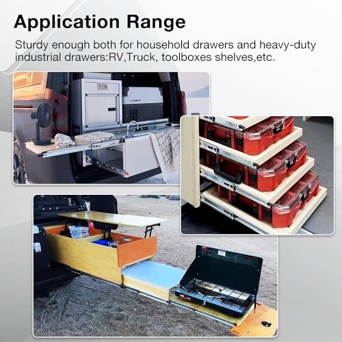  Heavy Duty Locking Drawer Slides Full Extension Runners with 16 Inch With lock