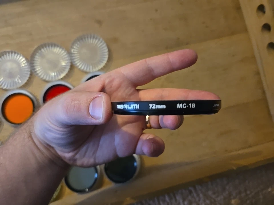 Mamiya 55mm Lens Filter Lot Sr 60 Nd4 2 P00 CS Center Focus Softon Glass w Case+ - Image 4 of 4