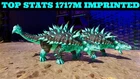 🔥ARK Survival Ascended PvE PC/XBOX/PS5 Top Stats Ankylosaurus 1717m (anky) ASA