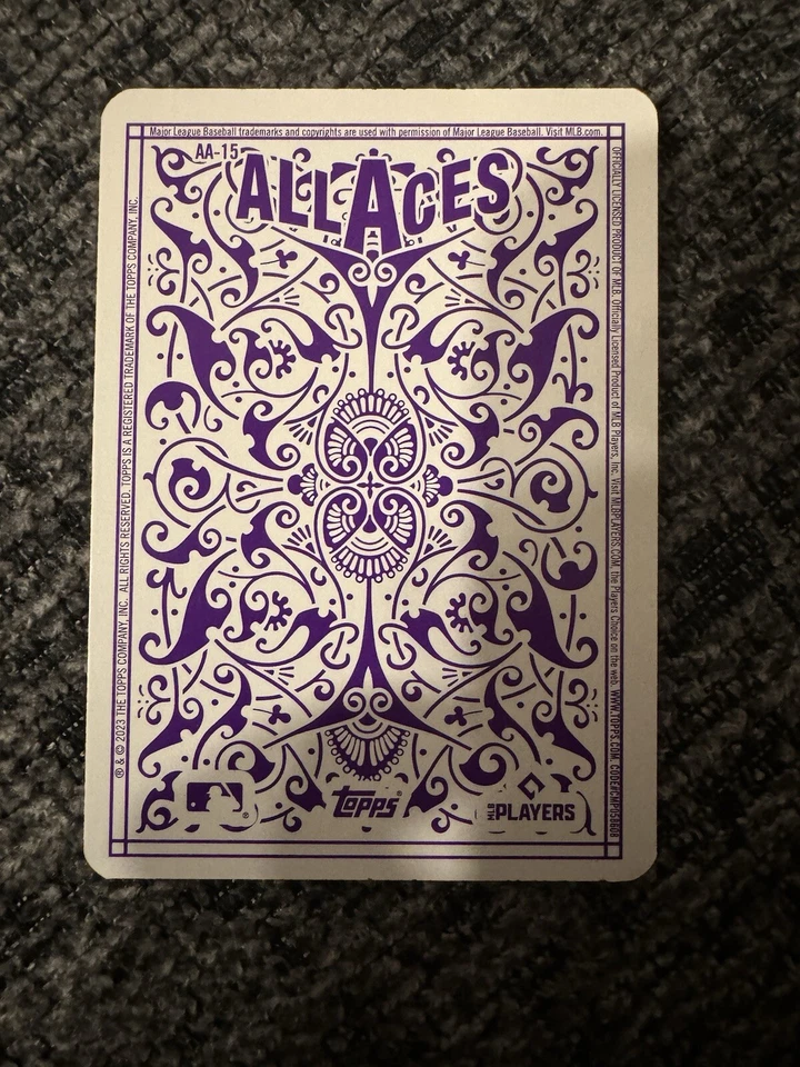 2023 Topps #AA-15 Shane Bieber All Aces Cleveland Guardians - Image 2 of 2