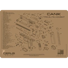 For CANIK® TP9 ELITE COMBAT  PRO MAT Handgun Gun Cleaning Mat Cerus Gear  FDE
