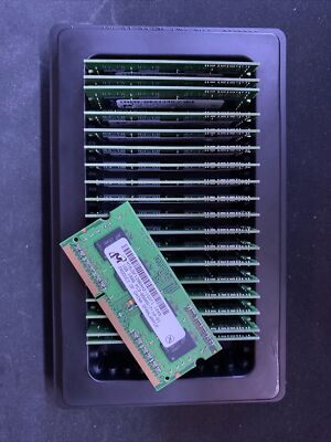 Apple iMac RAM Micron Arbeitsspeicher 1GB PC3-8500 DDR3 SO-Dimm 1066. 19 Stück