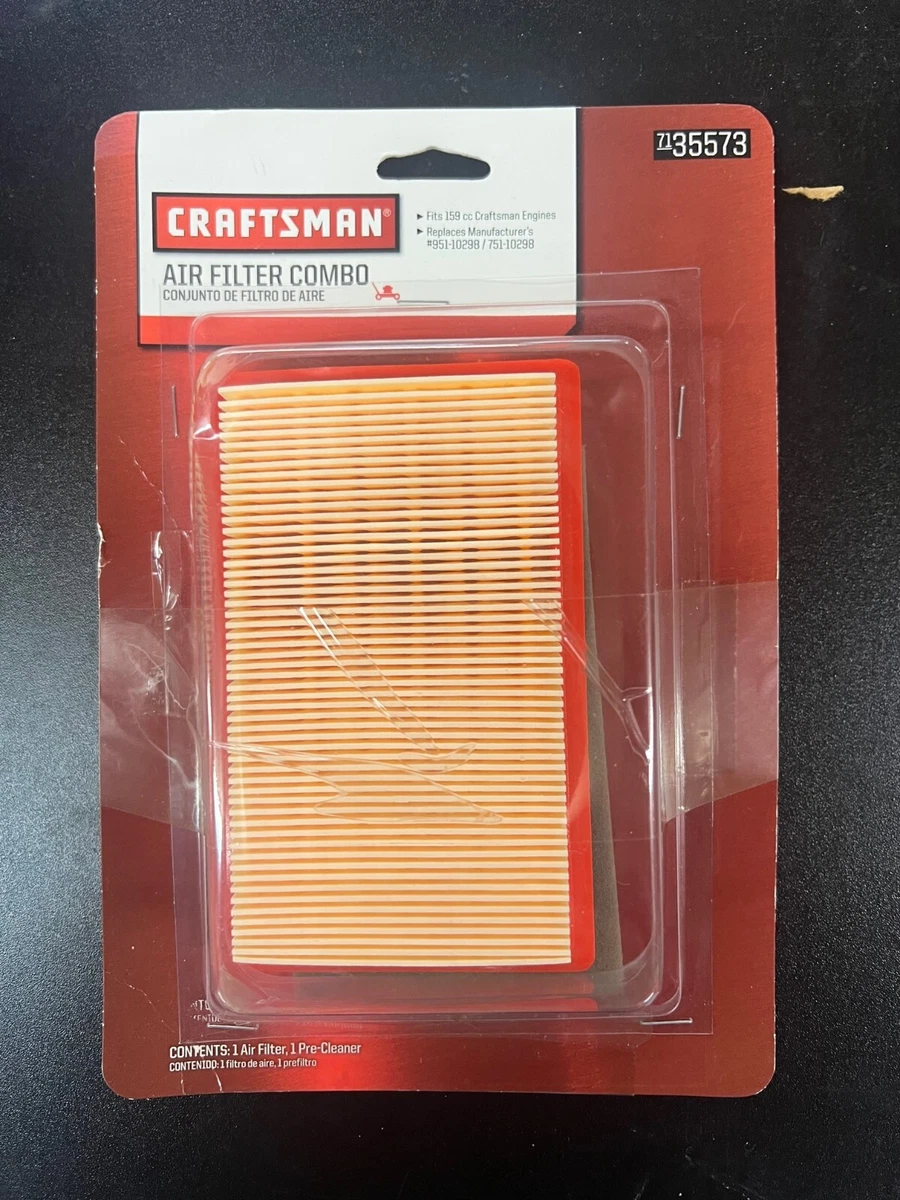 Craftsman 35573 Lawn Mower Air Filter Fits 159cc Craftsman Engines New