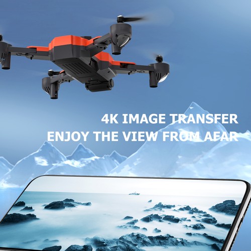 One Key Return Obstacle Avoidance Mini RC Drone 4K HD Dual-Camera Quadcopter - Bild 6 von 12