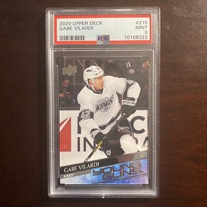 2020 Upper Deck Gabe Vilardi Young Guns RC Rookie - PSA 9 Mint - Kings #215
