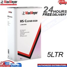MAXMEYER HS CLEAR LACQUER 0320 5 LITRE High Solids Clearcoat 0320 VOC Compliant