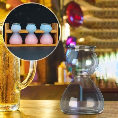 Doppelte Blase geschichtete Schüsse Gläser Cocktailglas Whisky Jigger einzigartig geteilt
