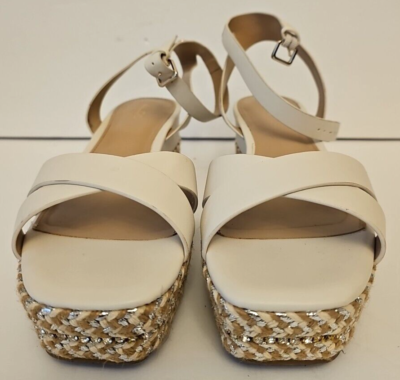 Aldo Tan and Cream Sandals s-l400.jpg main image 3