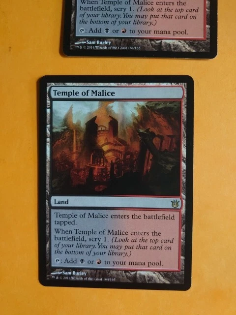 Temple of Malice x2  Rare Land  Born of the Gods. MTG 2 Card. - Image 2 of 3