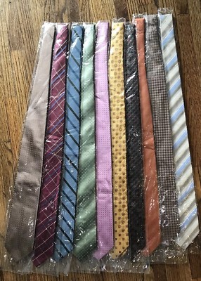 10 Luciano Versi 100% Silk, Handmade Ties