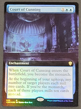 MTG Card - 1x Court of Cunning - Commander Legends - NM Extended Art Foil Magic