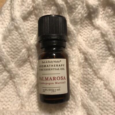 Bath And Body Works Aromatherapy Home Essential Oil Palmarosa .33 Oz OPENED USED