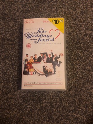 Four Wedding And A Funeral VHS