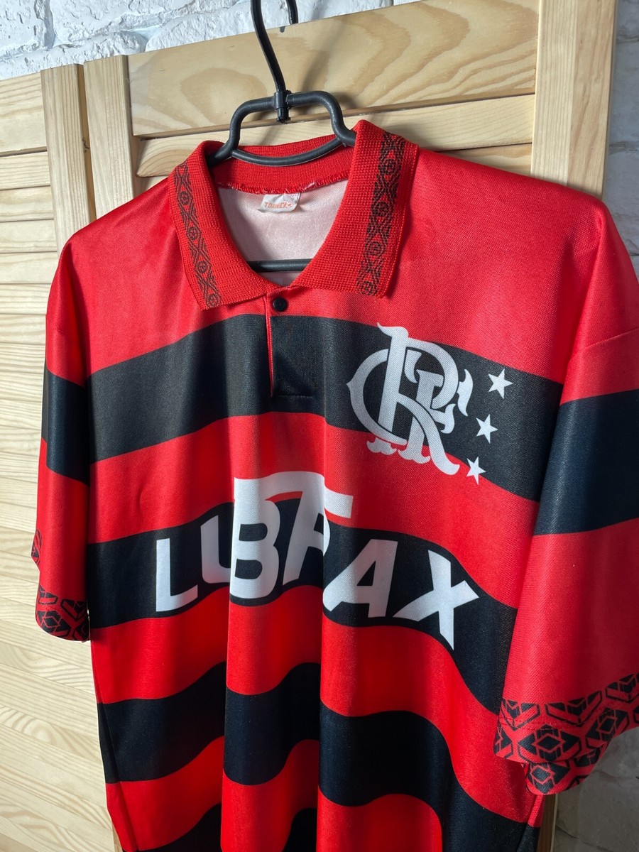 FLAMENGO HOME JERSEY RETRO REPLICA FOOTBALL SOCCER SHIRT