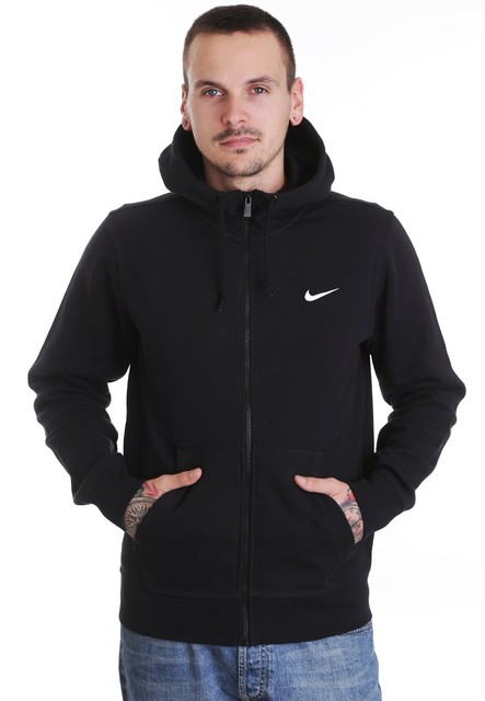Nike Club Swoosh Men's Full Zip Black Jacket Hoodie Size S for sale online | eBay