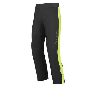 Regenhose Modeka Hydroflex Lady schwarz gelb Damen Hose Regenschutz wasserdicht