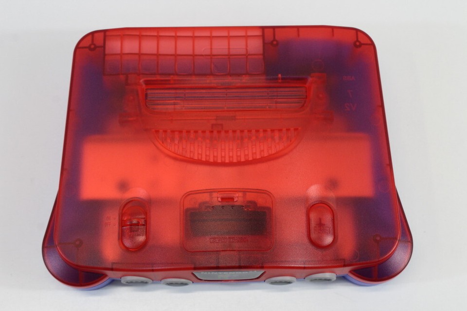 Nintendo 64 N64 Clear Transparent Console LED NTSC REGION FREE Mod ...