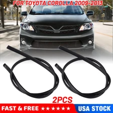 Black Roof Trim Molding Kit 2PCS Replacement Fit For TOYOTA COROLLA 2009-2013