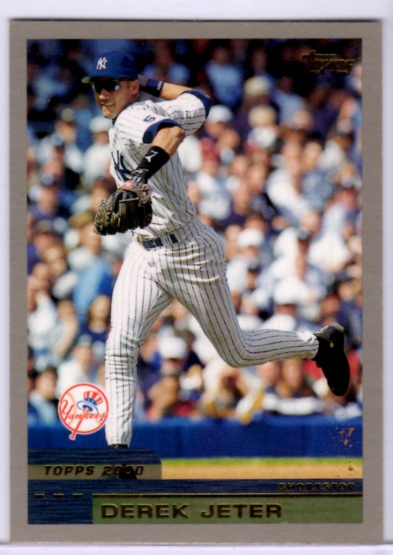 Derek Jeter #15 Baseball Cards 2000 Topps trading card — raw and PSA graded price guide