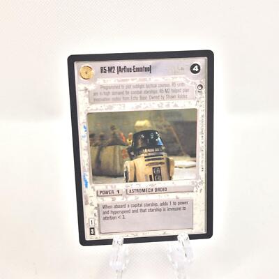 Star Wars CCG Hoth Limited Black Border LS Light Side R5-M2 Arfive-Emmtoo Droid