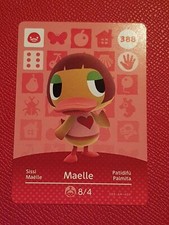 MAELLE ANIMAL CROSSING AMIIBO SERIES 4 CARD #388 TRACKED AU POST geniuine