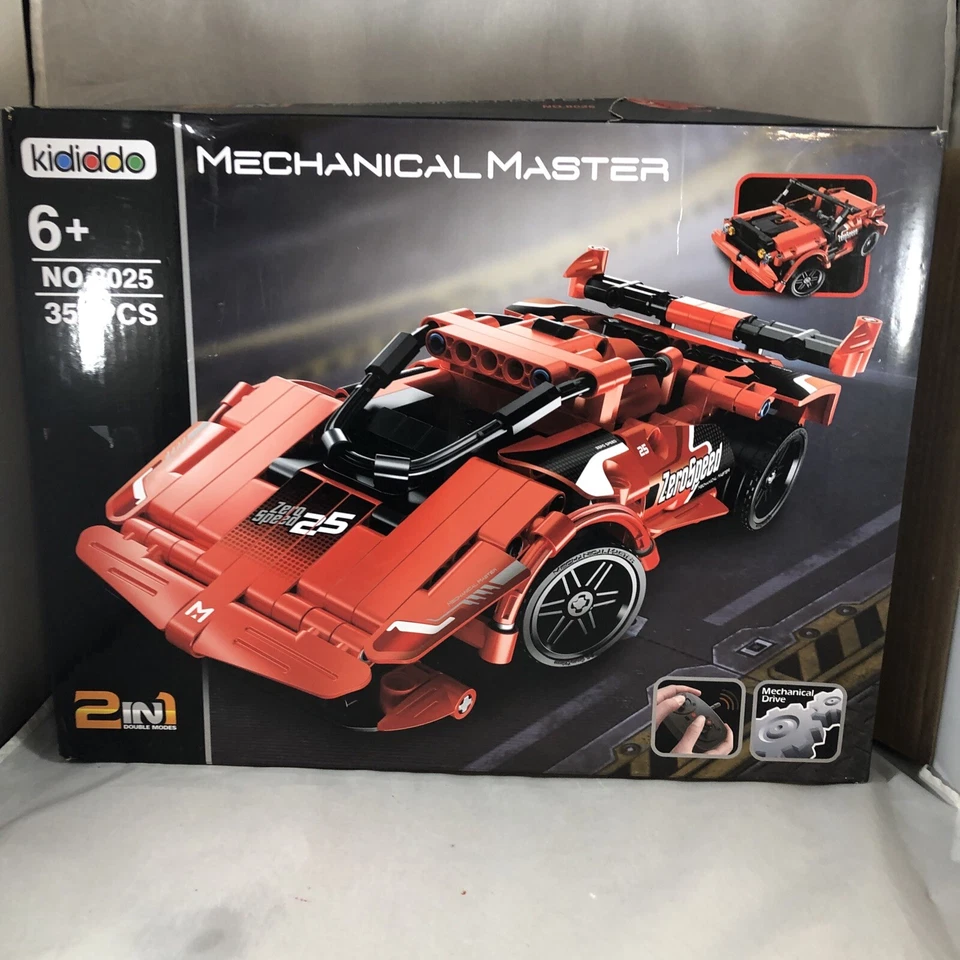 Bloques de construcción de autos de carreras de control remoto 2 en 1STEM 351 piezas kits de construcción hágalo usted mismo Foto 2 de 4