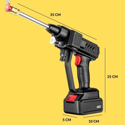 Lavaggio Pressione Wireless Per Esterni Giardino Idropulitrice Portatile Senza Fili A Batteria 48V - Per Lavaggio Auto E Giardino, Alta Pressione Idropulitrice Batteria - Foto 5