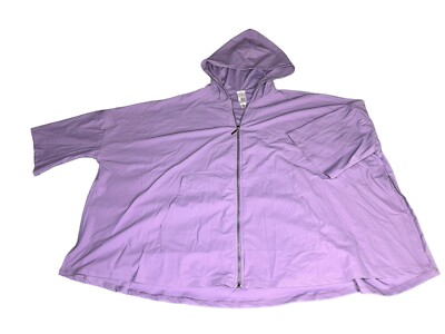 Wynne Layers Hoodie Jacket Women Sz M/L Oversized Unstructured Lilac Pastel