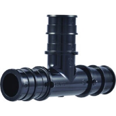 (3)-SharkBite 3/4 In. x 3/4 In. x 3/4 In. Barb Poly PEX-A Tee (5-Pack) UA370A5