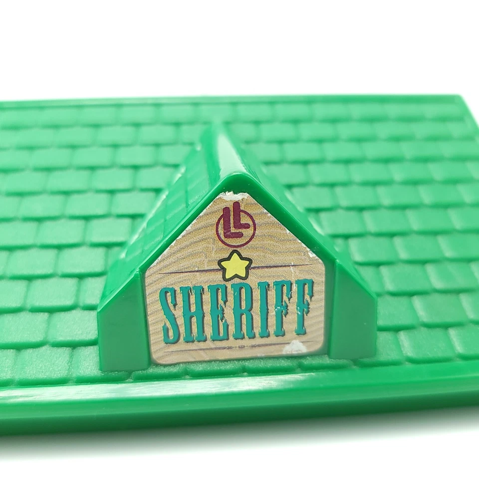 Lincoln Logs techo a dos aguas verde sheriff herrero pieza de repuesto Hasbro 1998 Foto 4 de 4