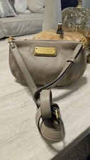 Authentic MARC by MARC JACOBS Handbag Taupe Classic Q Percy Crossbody