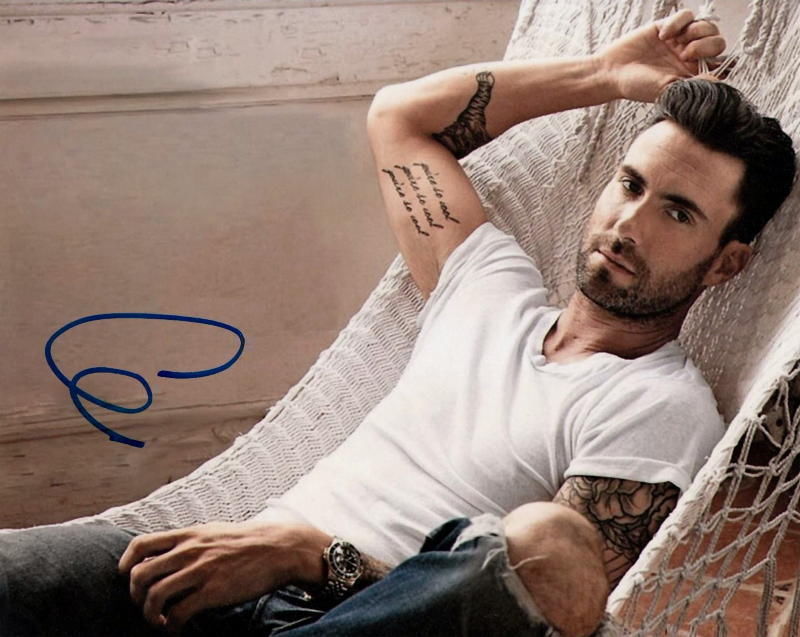 ADAM LEVINE.. Maroon 5's Sexy Stud - SIGNED | eBay