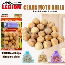 Cedar Mothballs 24mm Large Natural Scented Insect Repellent Safe Effective