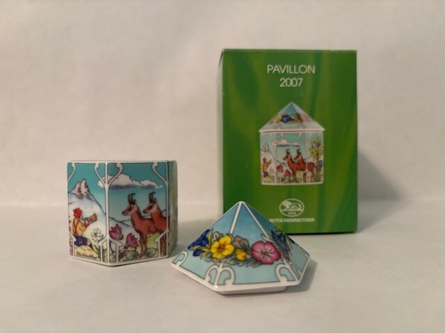 Hutschenreuther Pavillon 2007 Ole Winther (Old Winter) Limit Edition Trinket Box