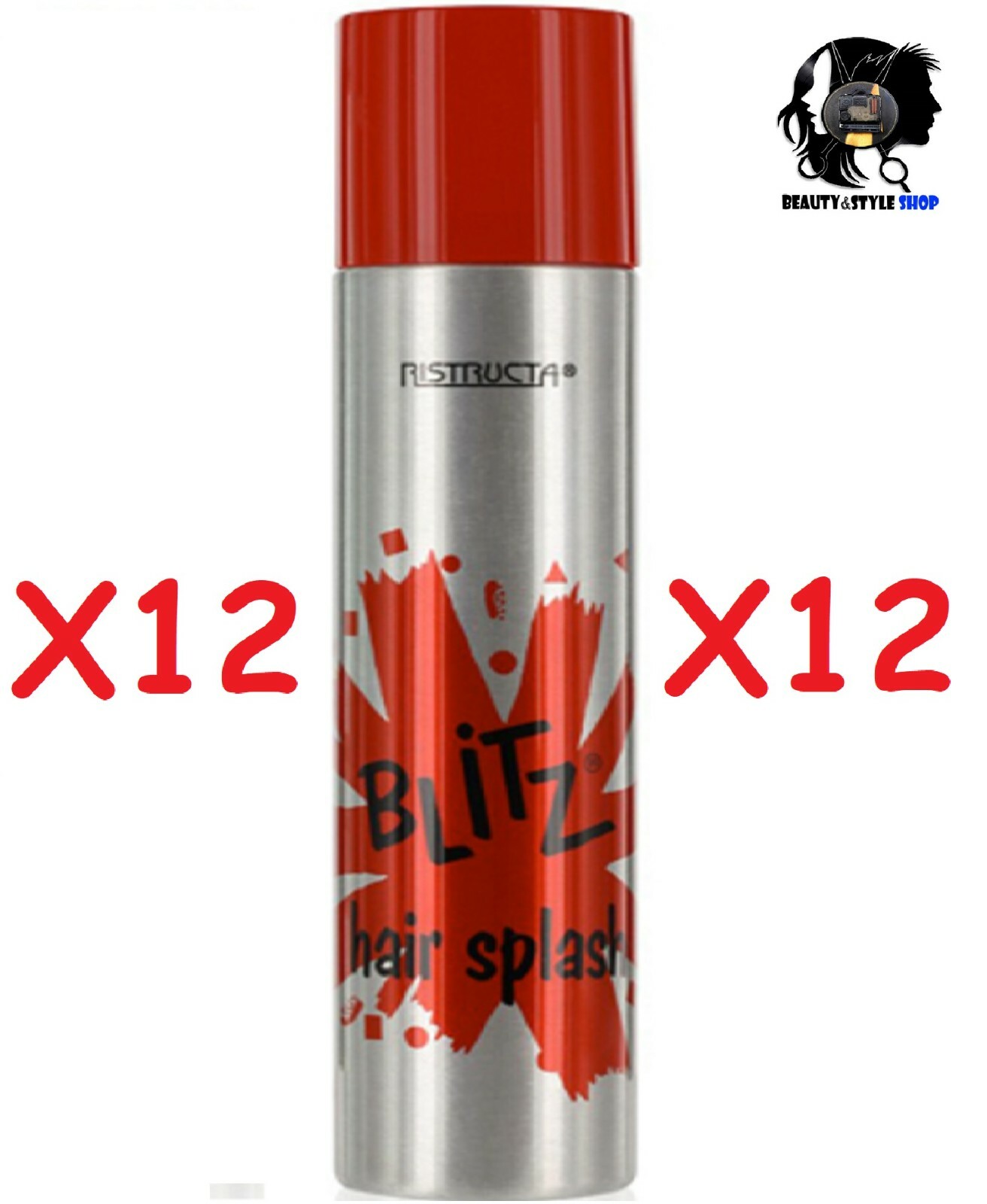 Stock 12x Lacca Ristructa Blitz Hair Splash 350ml Extra Forte No Gas
