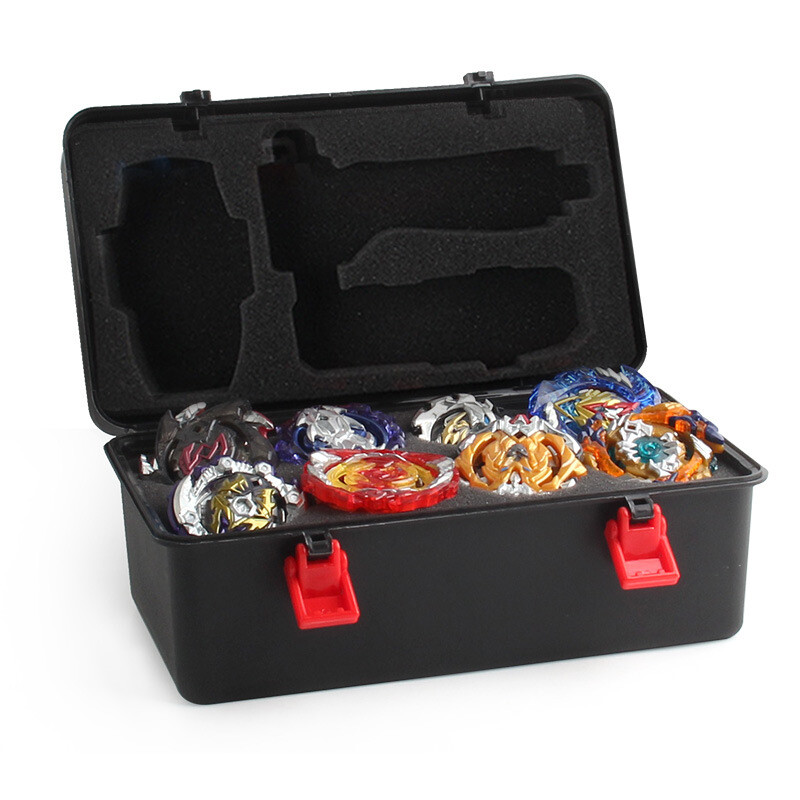 12PCS Beyblade Burst Set Spinning With Grip Launcher+Portable Box Case Toy