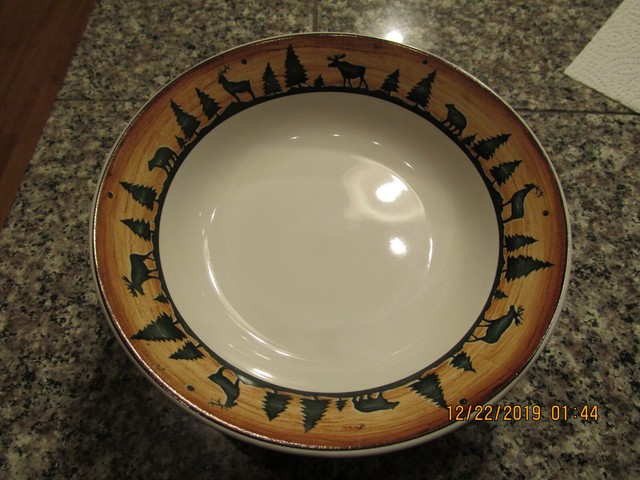Log Cabin Dinnerware Sets Cabin