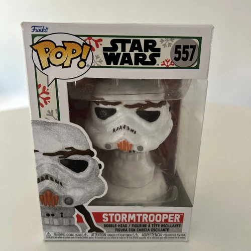 2022 Funko Pop! Star Wars 557 Holiday Stormtrooper Vinyl Figure VGC
