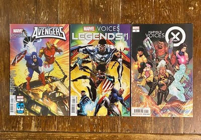 MARVEL VOICES 3-ISSUE LOT |   AVENGERS! LEGENDS! X-MEN!   | ONE-SHOTS! WOW!