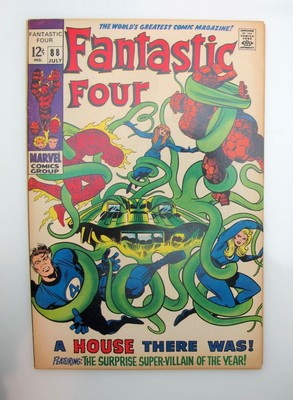 Fantastic Four #88 Marvel, Stan Lee & Jack Kirby 3rd App Baby Franklin Richards