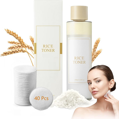 Rice Toner | 150 ml Gesichtswasser + 40 Wattestäbchen | tiefe Feuchtigkeitspflege