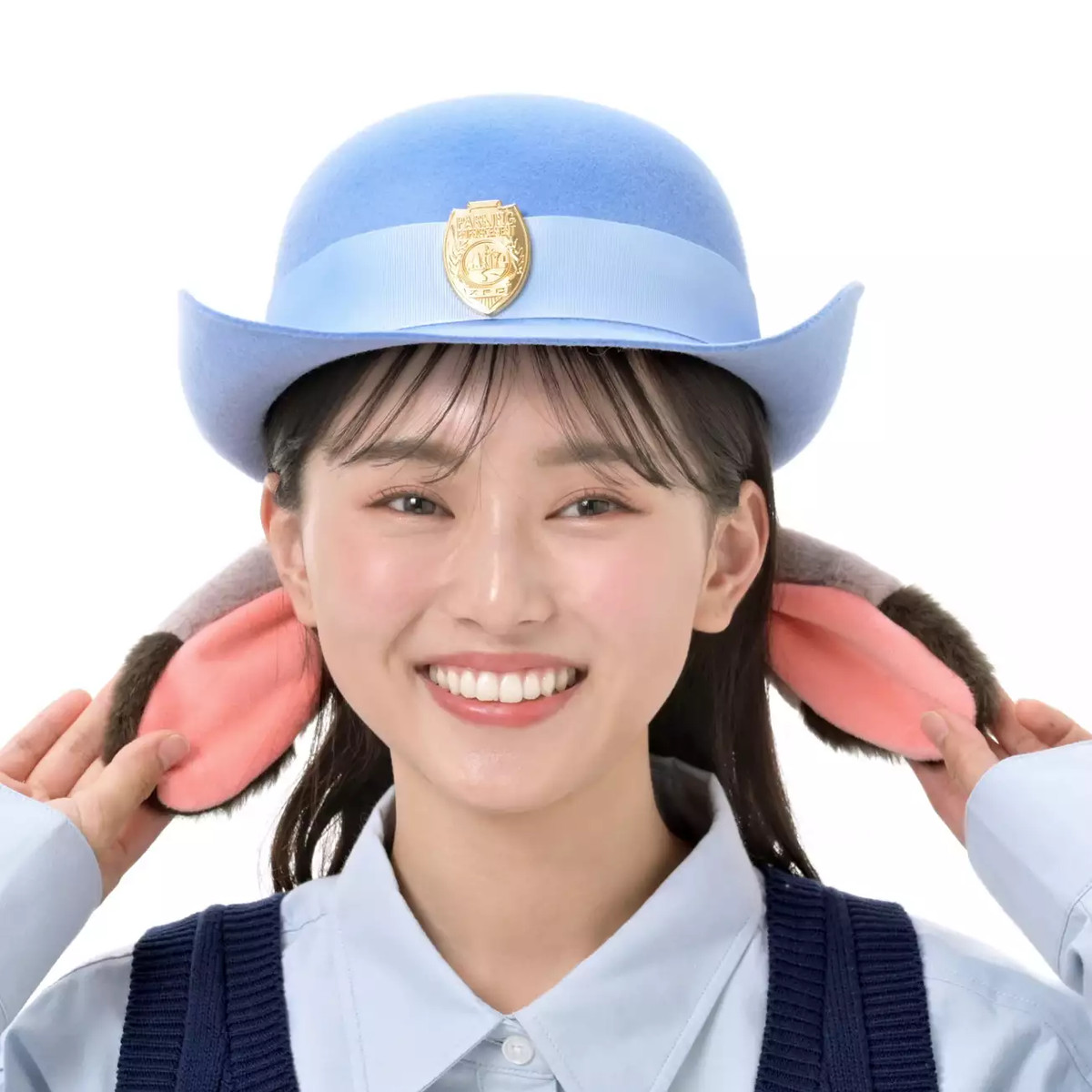 New Tokyo Disney Zootopia Judy Hopps hat Zootopia Judy Hopps Bowler Hat with Ears – Village Hat Shop main image 4