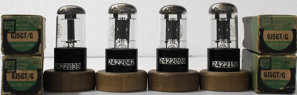 6J5GT/G National Union Nuevo en caja Hecho en EE. UU. Amplitrex probado Cantidad 1 MQ (4 piezas) Foto 2 de 4