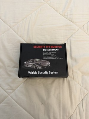 Security TFT Monitor Vehicle Security System