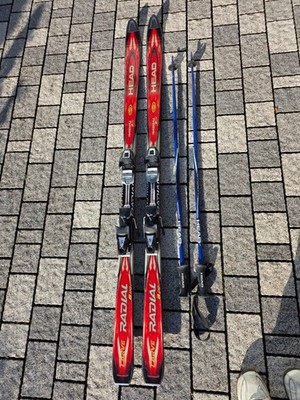 Abfahrt-Ski 180cm Head Carve + Skistöcke 120cm Versand möglich