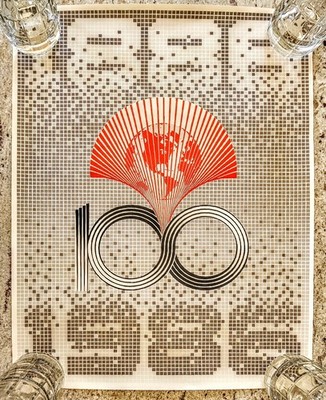 SC JOHNSON & Son Inc Johnson Wax J-Wax 100 Year Centennial 1886-1986 JWax Poster