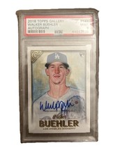WALKER BUEHLER 2018 Topps Gallery Rookie Card RC AUTO # 141, LA Dodgers