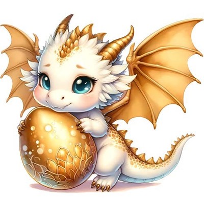 Bunte Ostern Gold Drache Wandkunst Schlafzimmer Laptop Vinyl Aufkleber Abziehbild 6 Größen