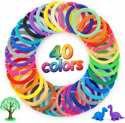 40 Farben 3D Stift Filament PCL Kompatibel Mit Filapen 3D-Druck Stift,1.75Mm 3D